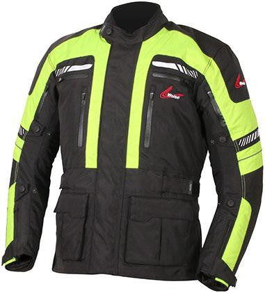 Weise Ottawa Textile Motorcycle Touring Jacket Black/Neon