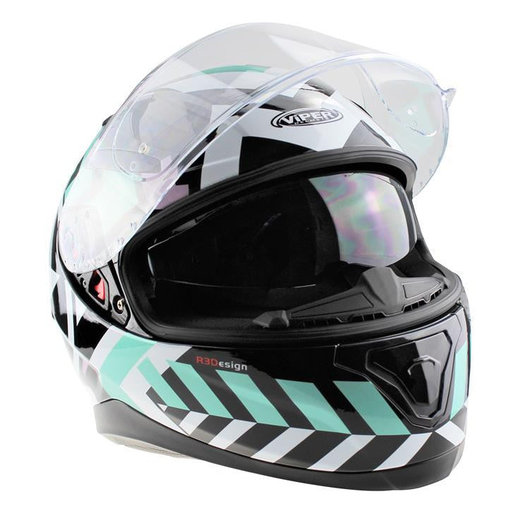 VIPER RSV95 PATROIT FULL FACE MOTORBIKE MOTORCYCLE HELMET