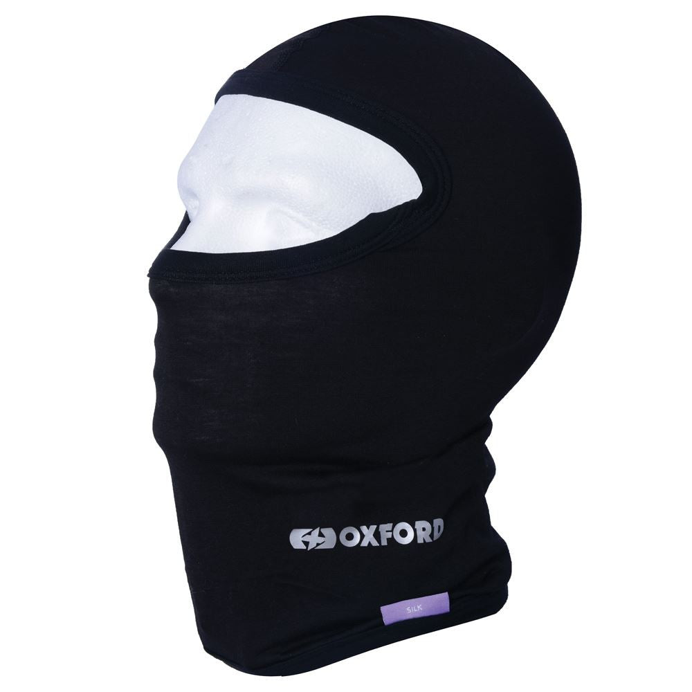 Oxford Deluxe Balaclava Silk Black For Motorcycle