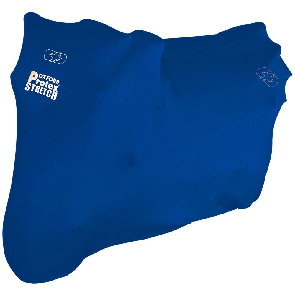 Oxford Protex Stretch Indoor Cover XL | Blue | Premium Bike Protection