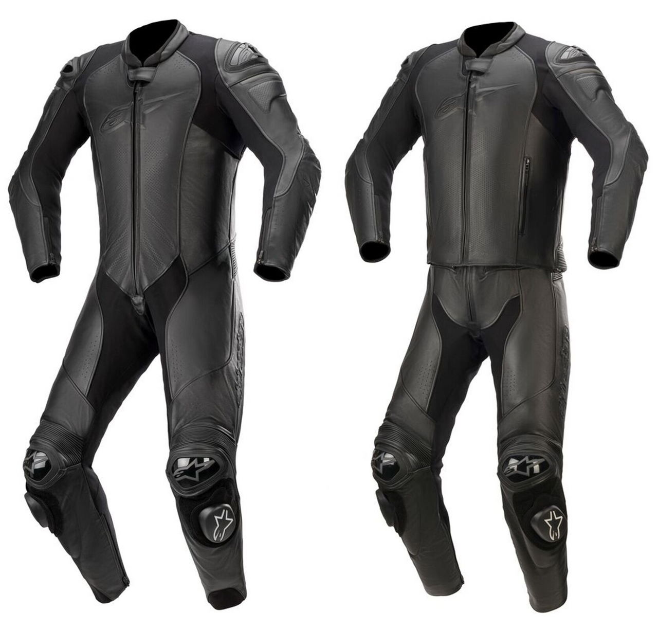 Alpinestars GP Plus V3 Graphite Motorcycle Motorbike 1 Piece Leather Suit Black