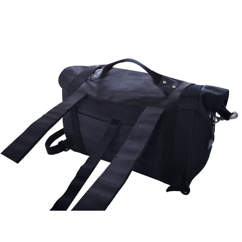 Oxford Motorcycle Heritage Panniers Carry Handle 40L Black