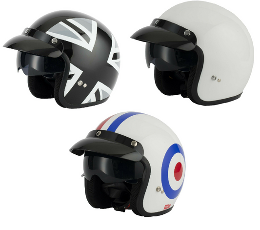 Vcan V537 Retro Open Face Scooter Motorcycle Helmet