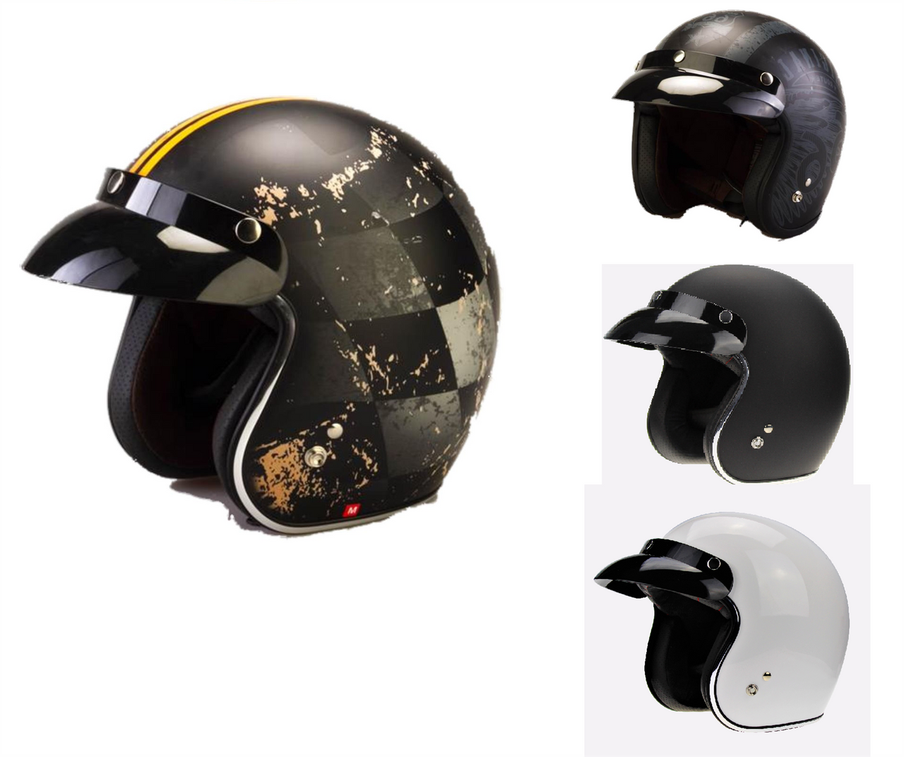 Viper RS05 Slim Jet Open Face Touring Motorcycle Helmet