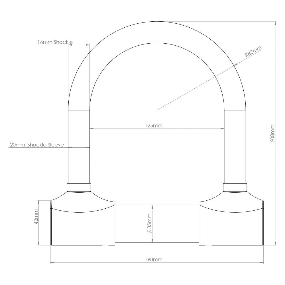 Oxford Alarm-D 200mmL x 196mmW x 16mm - LK220