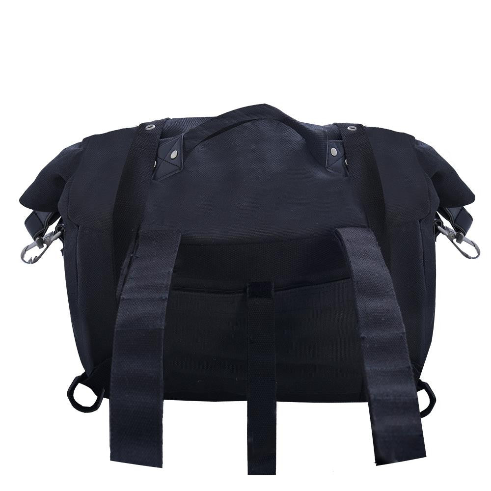 Oxford Motorcycle Heritage Panniers Carry Handle 40L Black