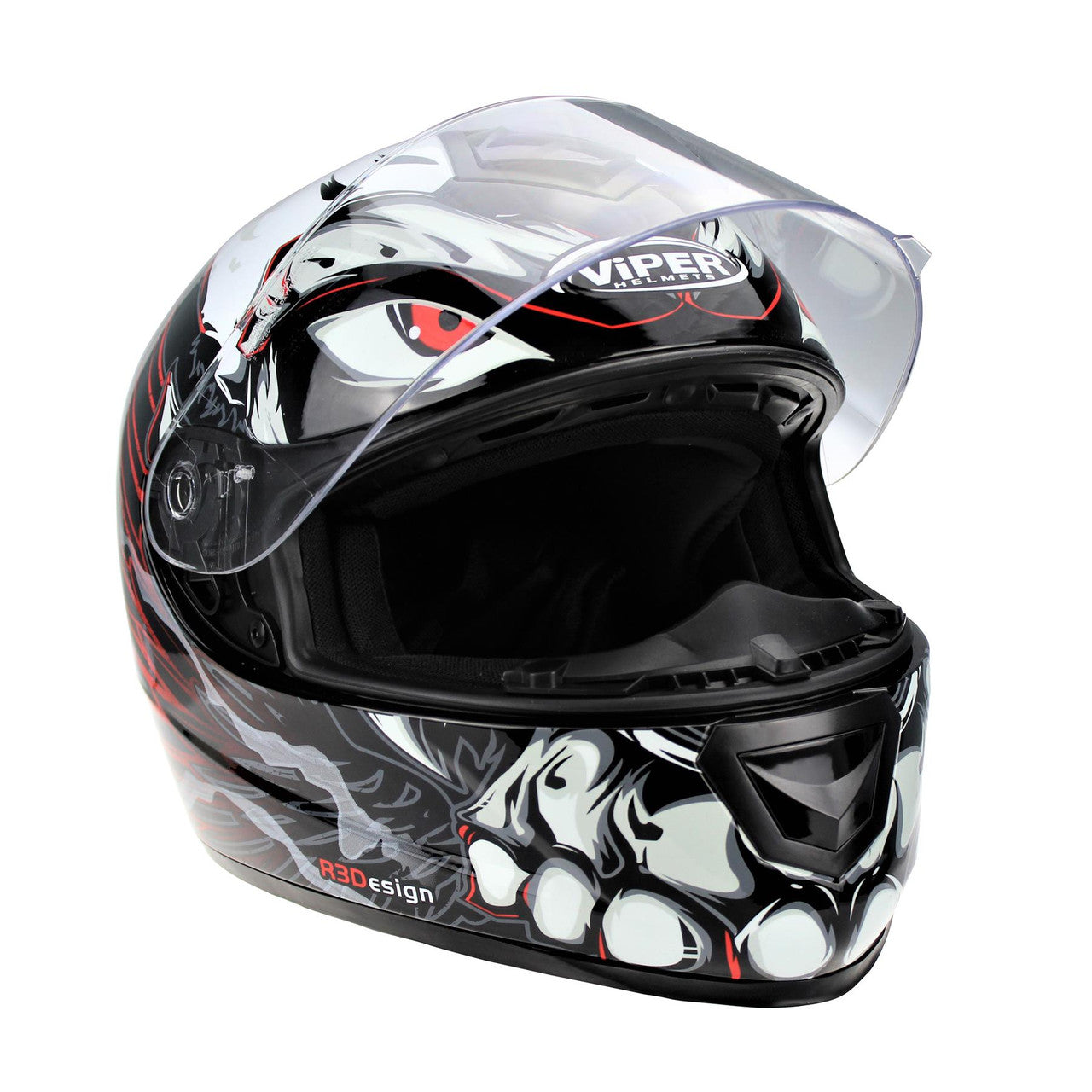 Viper RS252 Full Face Road Legal Motorcycle Motorbike Stare Helmet