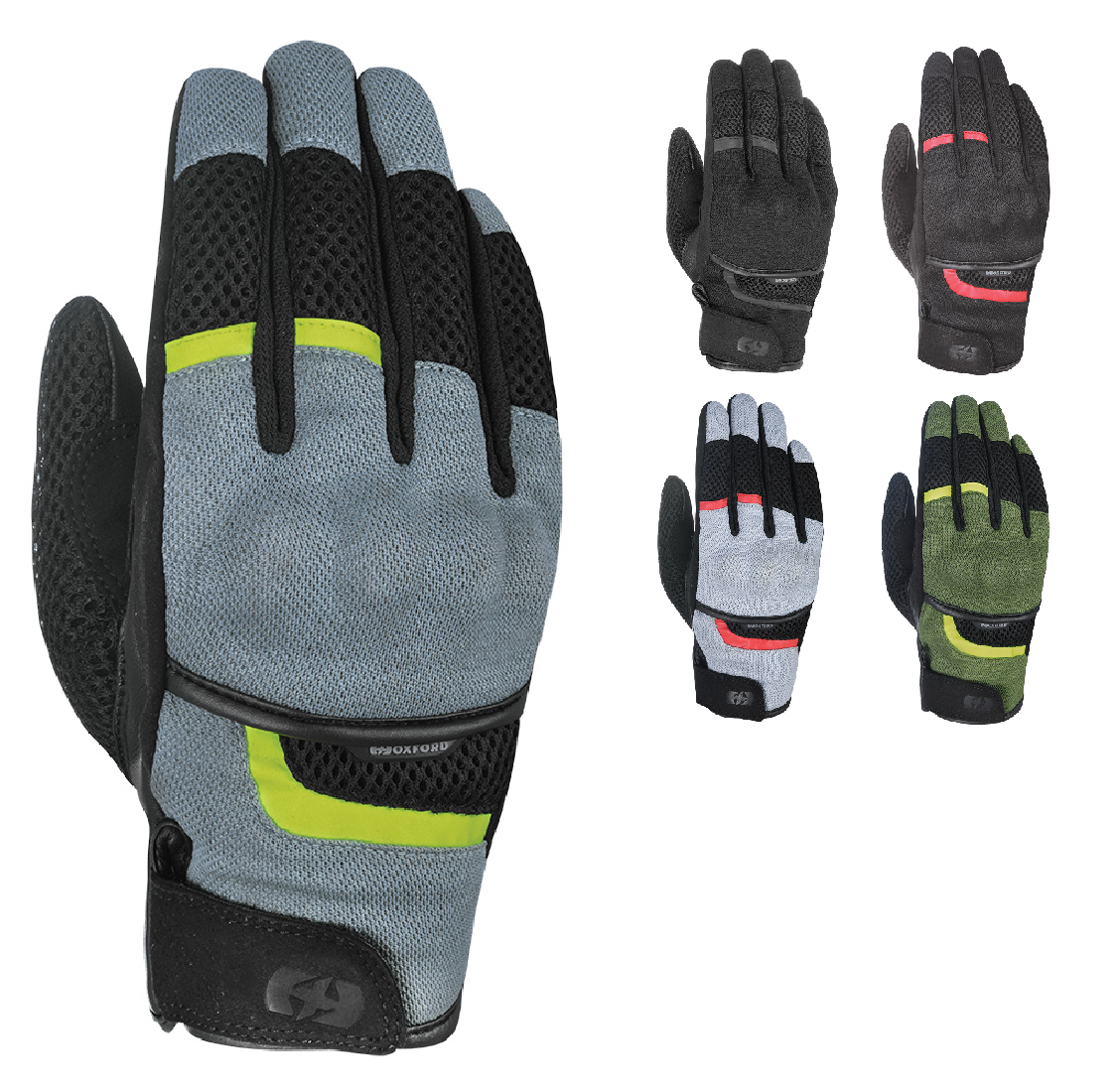 Oxford Brisbane Air Short Motorcycle Gloves | Lightweight, Breathable & Protective for Summer Rides