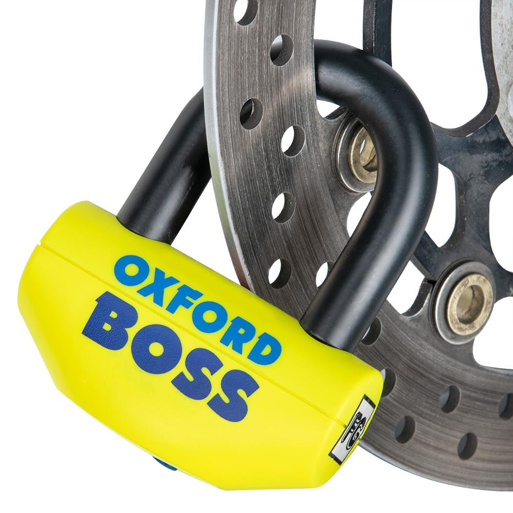 Oxford Big Boss 16mm shackle Motorcycle Motorbike Disc lock