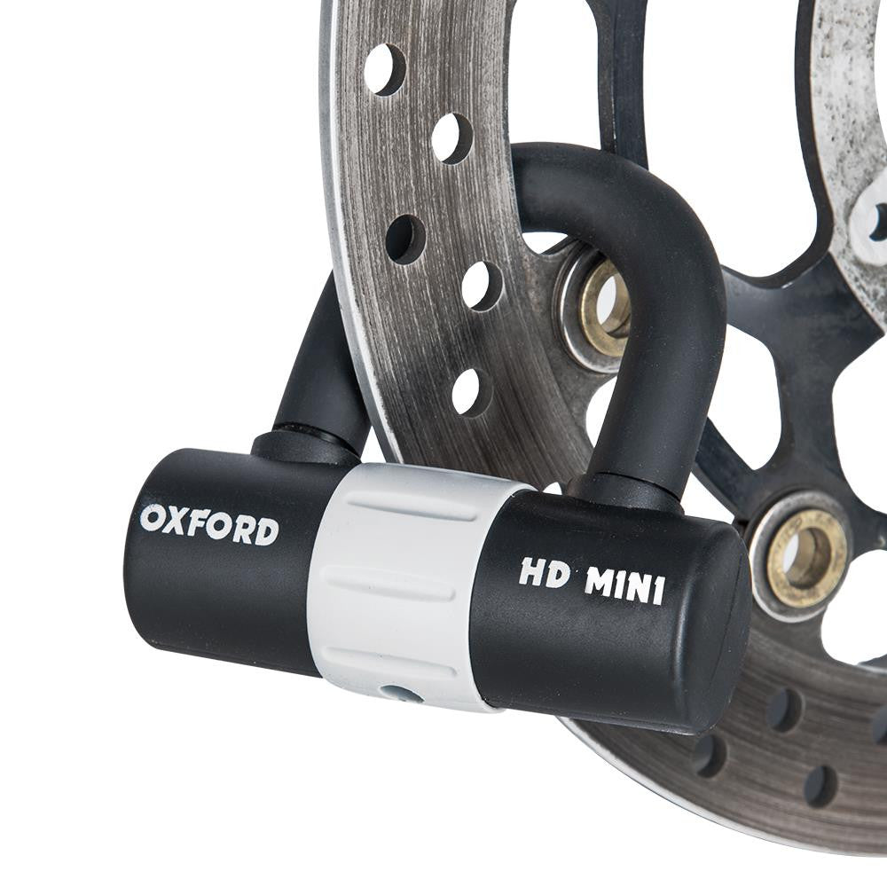 Oxford HD Mini Shackle Lock | Compact & Heavy-Duty Motorcycle Security