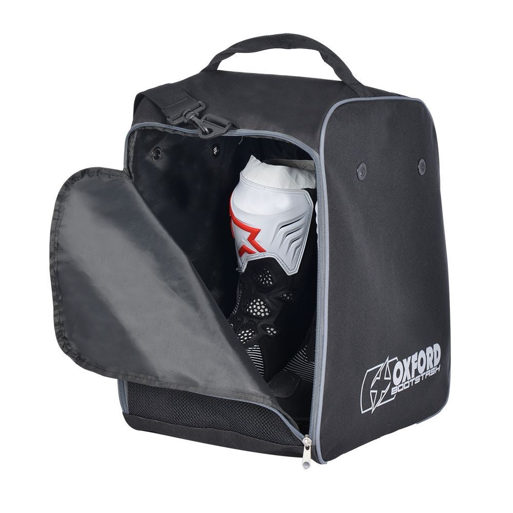 Oxford OL263 Bootstash Deluxe Helmet bag Black/Grey