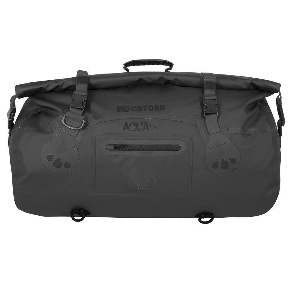 Oxford AQUA T-50 WP Motorcycle 50 Litre Roll Bag - Black