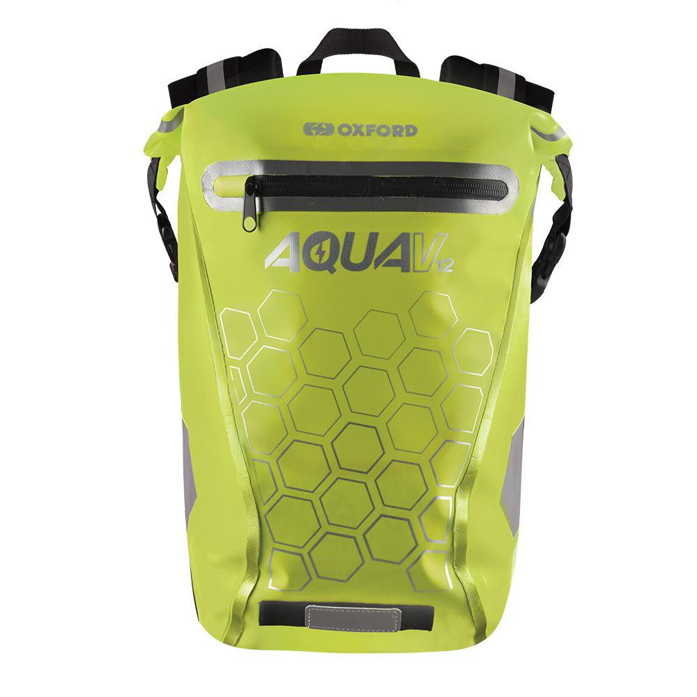 Oxford Aqua V 12 Motocycle Backpack Fluo 12L