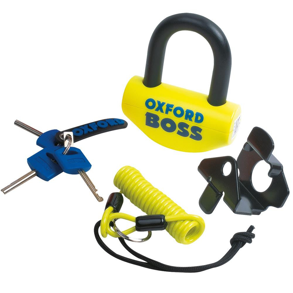 Oxford Big Boss 16mm shackle Motorcycle Motorbike Disc lock