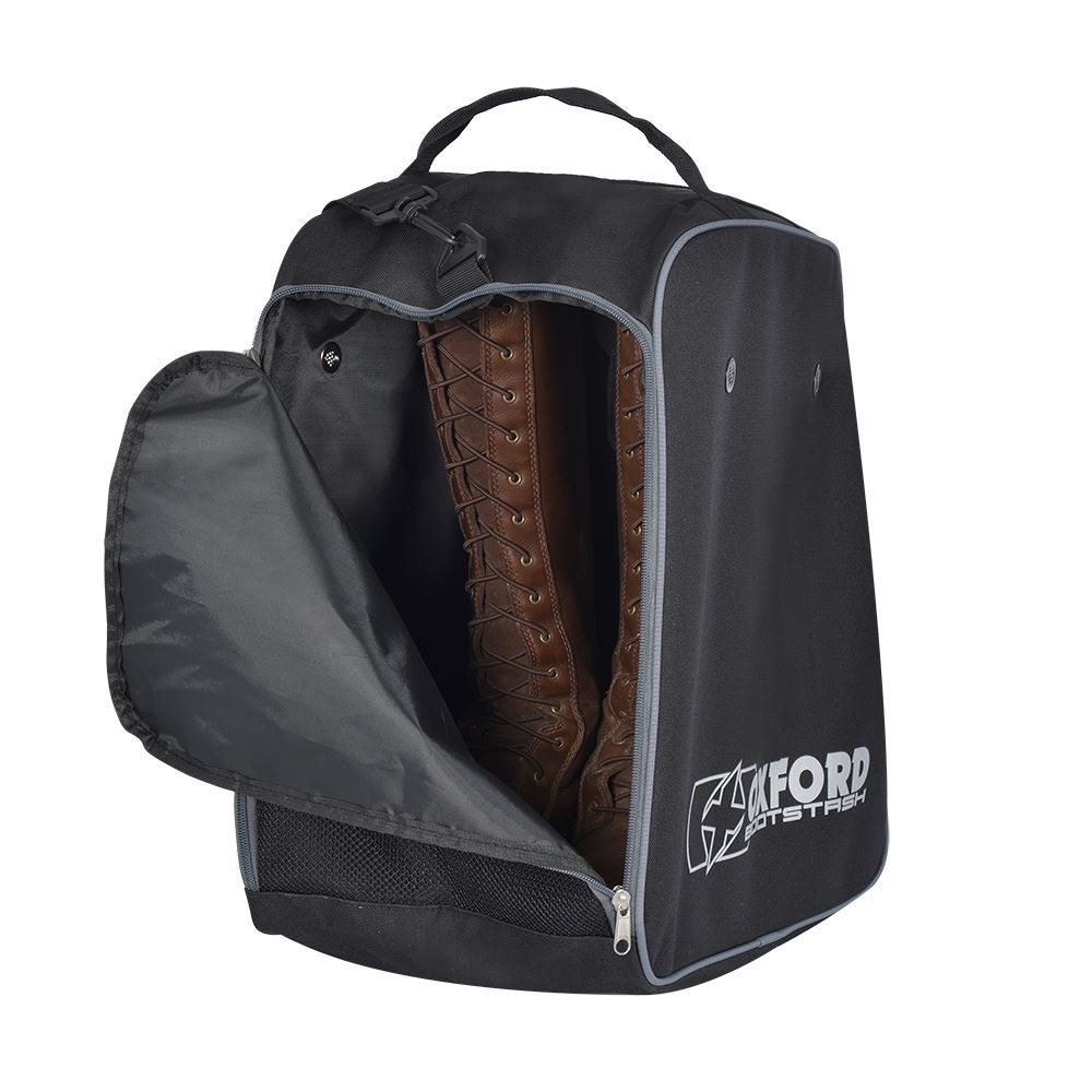 Oxford OL263 Bootstash Deluxe Helmet bag Black/Grey