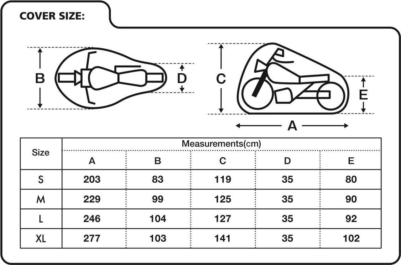 Oxford Motorbike Protex Stretch Indoor Cover XL