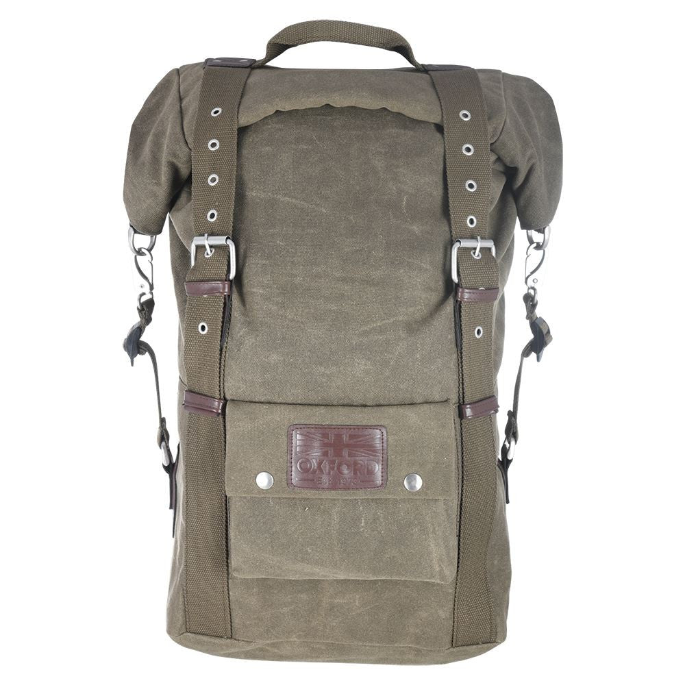 Oxford Heritage 30L Motorcycle Backpack Khaki