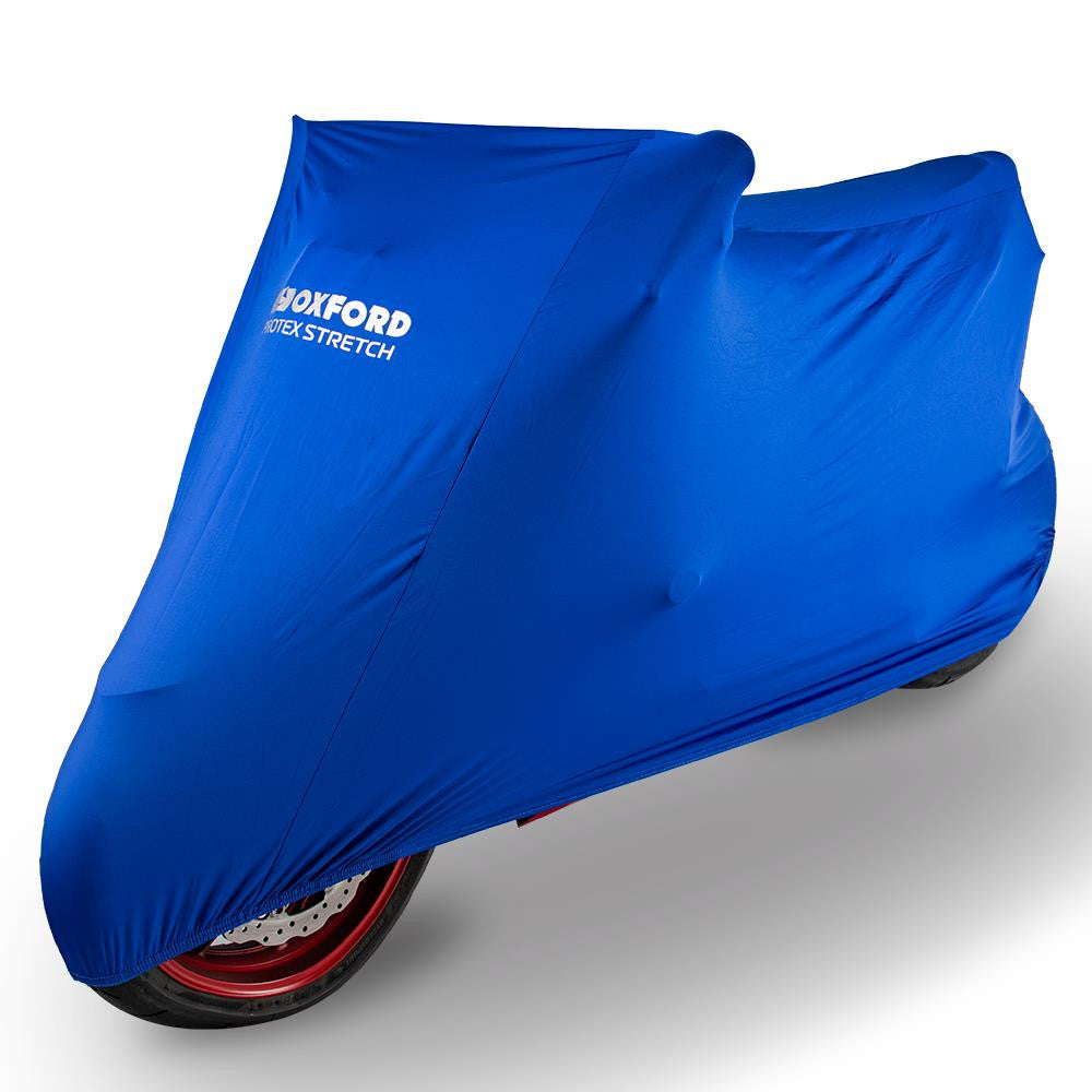 Oxford Protex Stretch Indoor Cover | S | Blue | Premium Bike Protection