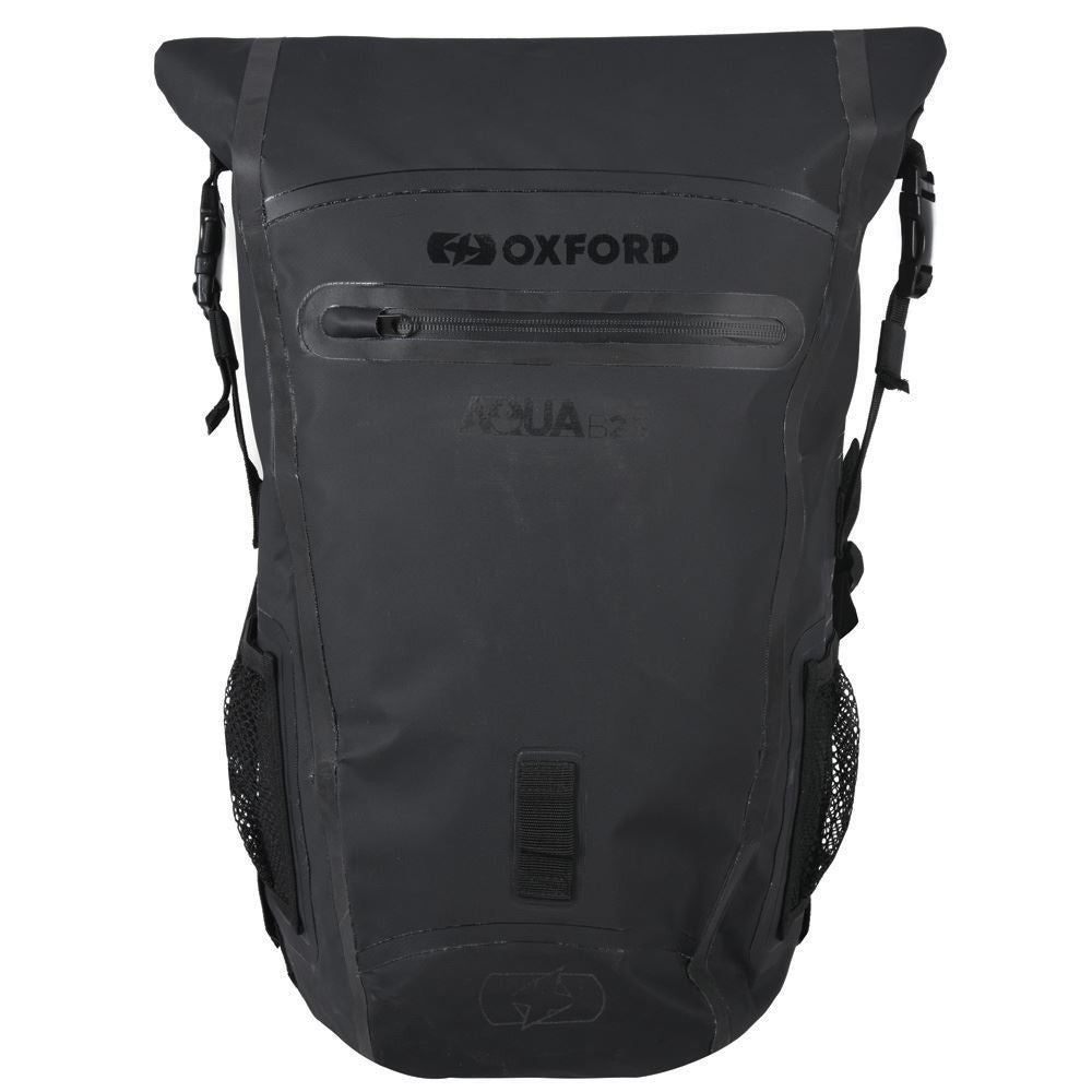 Oxford Aqua Hydro B-25 Motorcycle Black Rucksack Back Pack