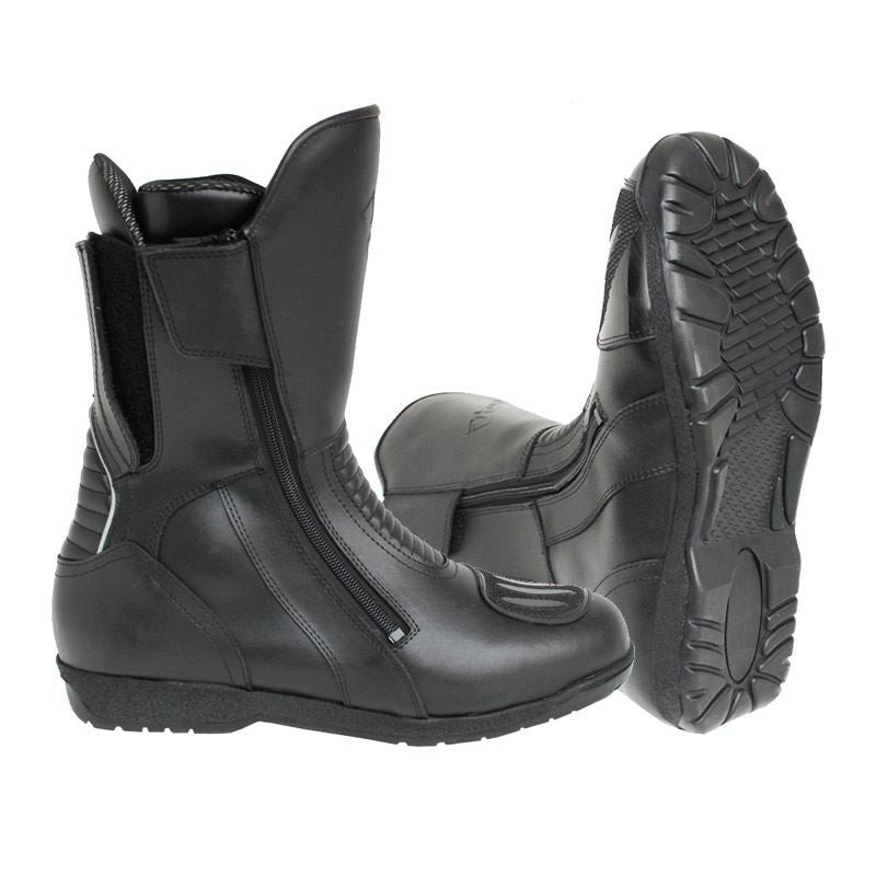 Diora Strada Motorcycle Waterproof Touring Boots Black