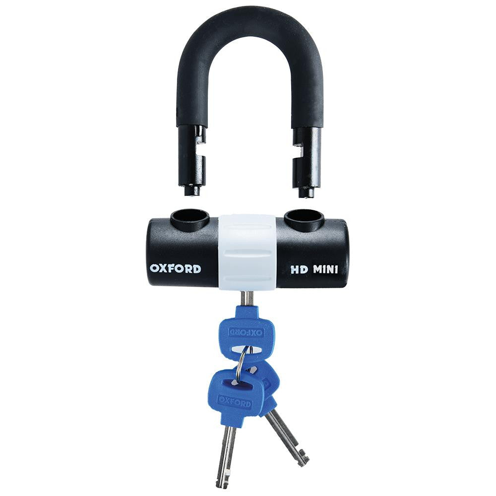 Oxford HD Mini Shackle Lock | Compact & Heavy-Duty Motorcycle Security