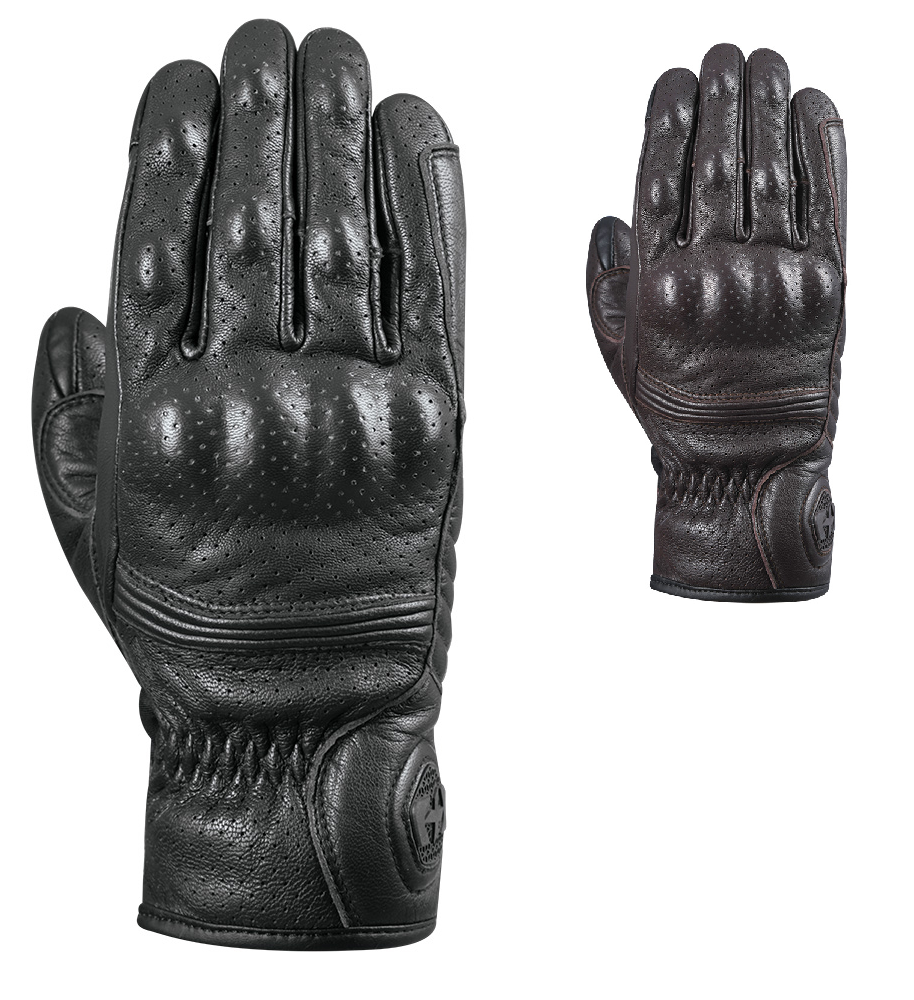 Oxford Tucson 1.0 Leather Motorcycle Summer Gloves | Lightweight, Breathable & Durable for Warm Weather Rides