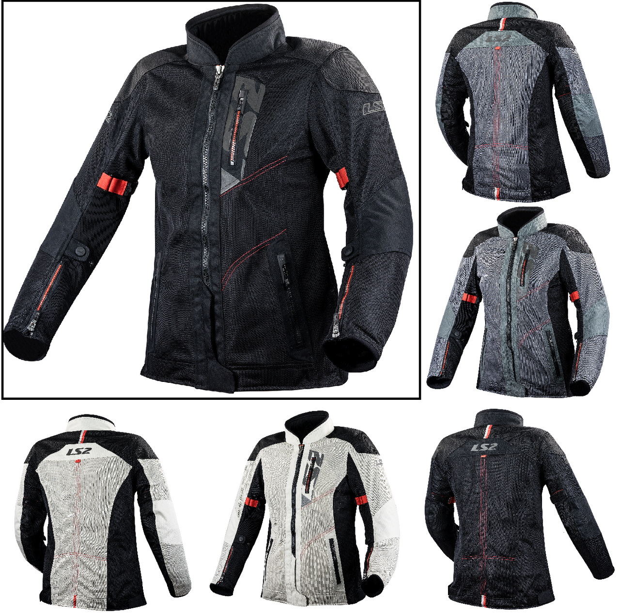 LS2 ALBA Lady Waterproof motorcycle Textile Touring Jacket