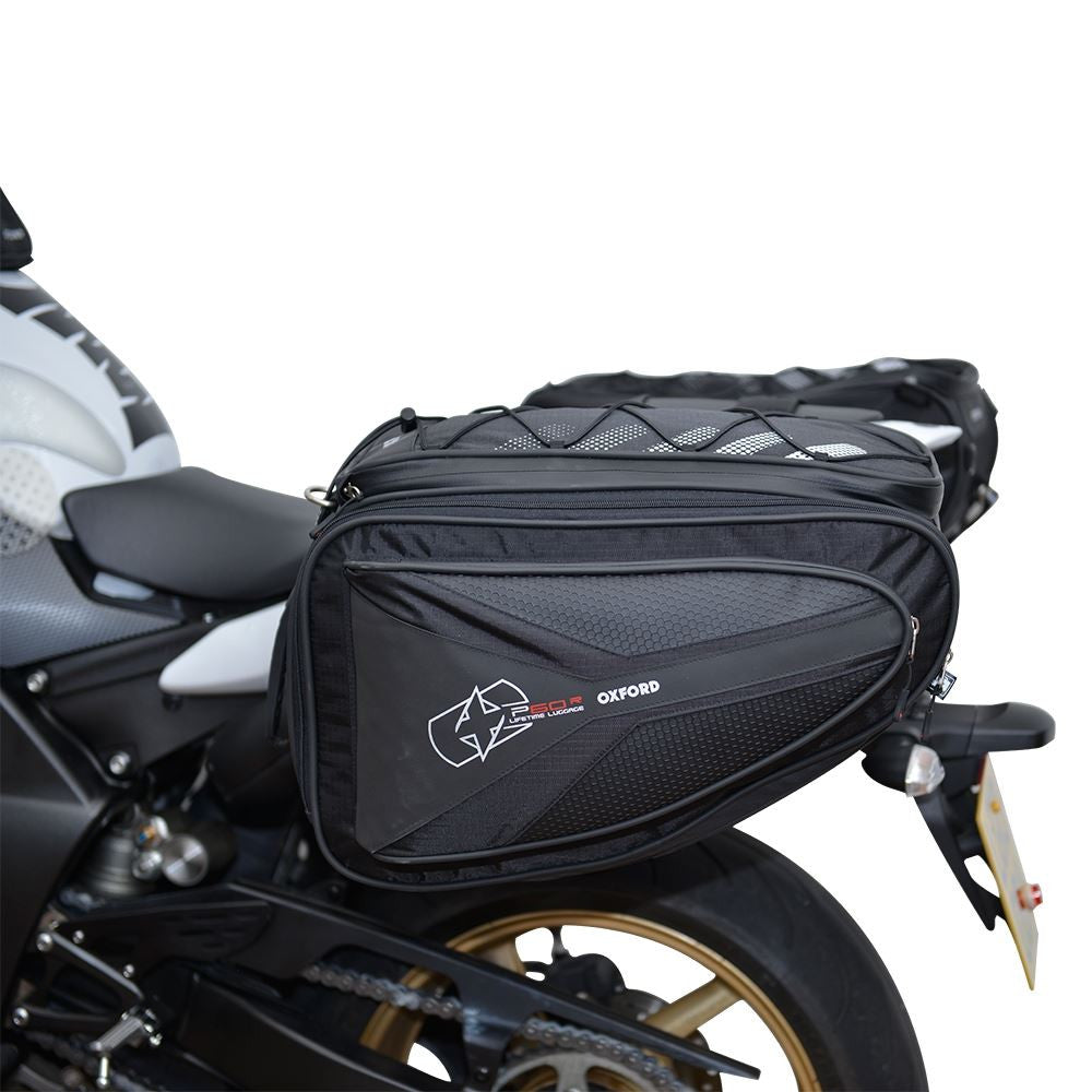 Oxford P60R Panniers Motorcycle Luggage OL305 Black