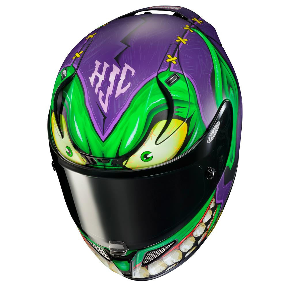 HJC RPHA 11 Green Goblin Marvel Motorbike Motorcycle Helmet MC48SF