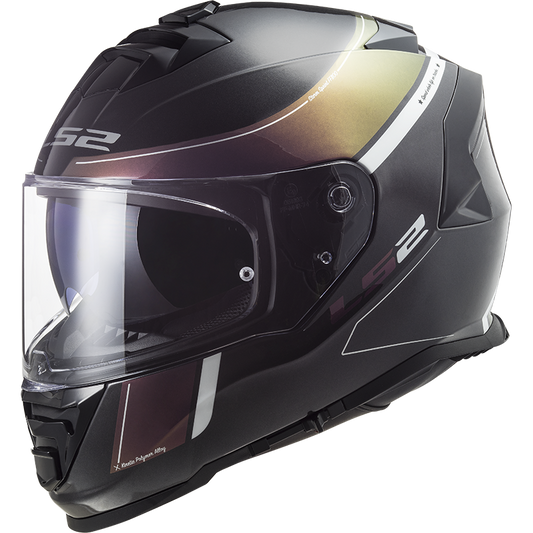 LS2 FF800 Storm II Velvet Black Rainbow Full Face Motorbike Helmet