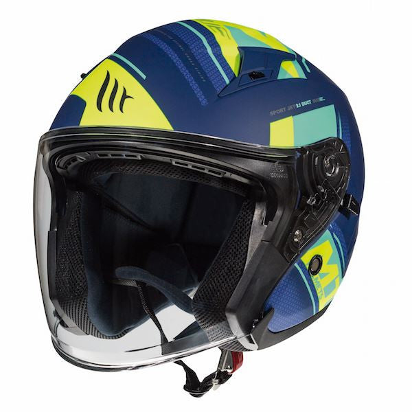 MT Avenue Sideway Open Face Motorcycle Scooter Jet Helmet