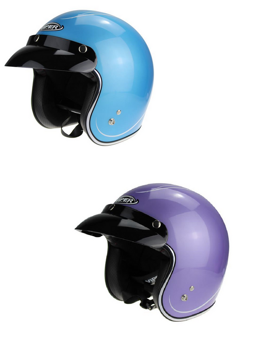 Viper RS05 Slim Jet Open Face Scooter Motorcycle Touring Helmet