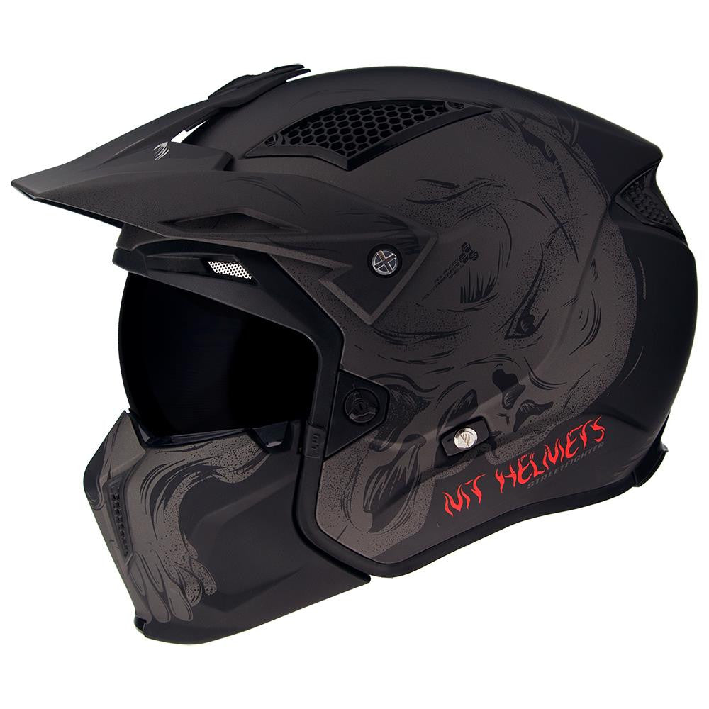 MT Streetfighter Full Face Adventure MotorbikeHelmet