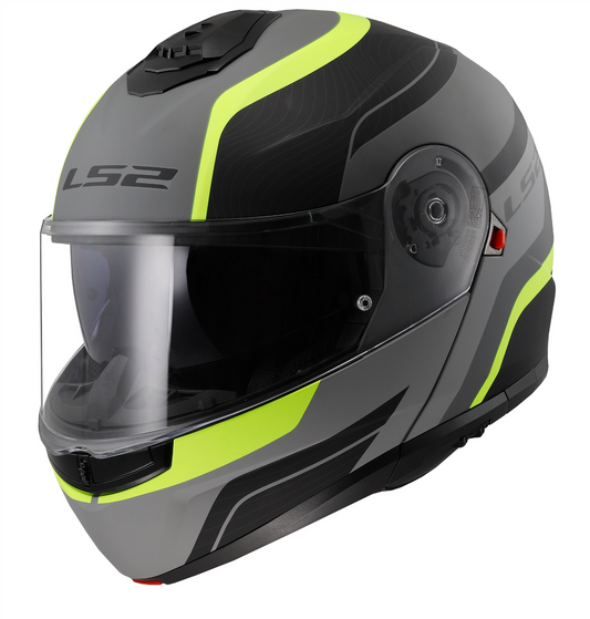 LS2 FF908 STROBE II MONZA MODULAR FULL FACE HELMET DUAL VISOR ECE 22.06