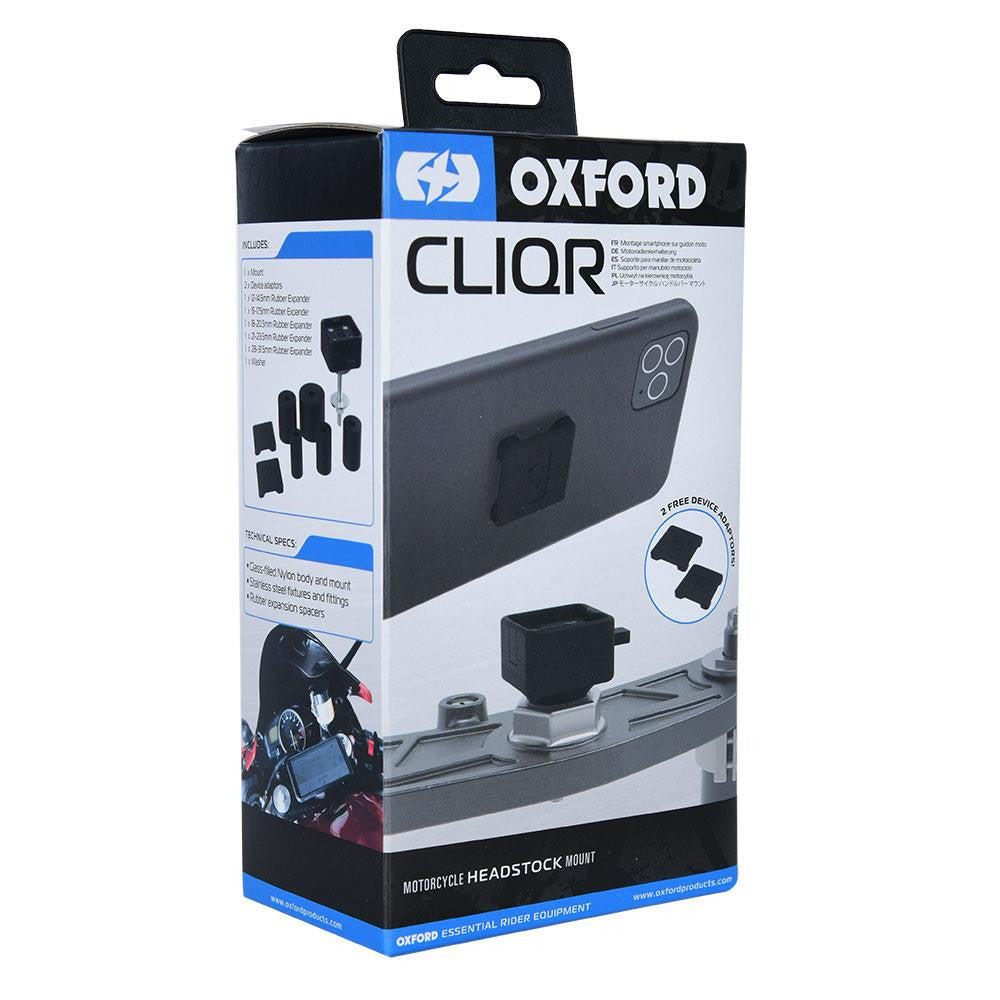 Oxford CLIQR Head stock Motorcycle Motorbike Mount system