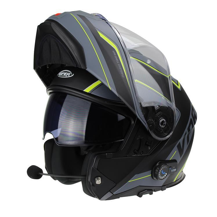 Viper RSV191 Blinc Bluetooth 3.0 Flip Up Modular Motorcycle Helmet