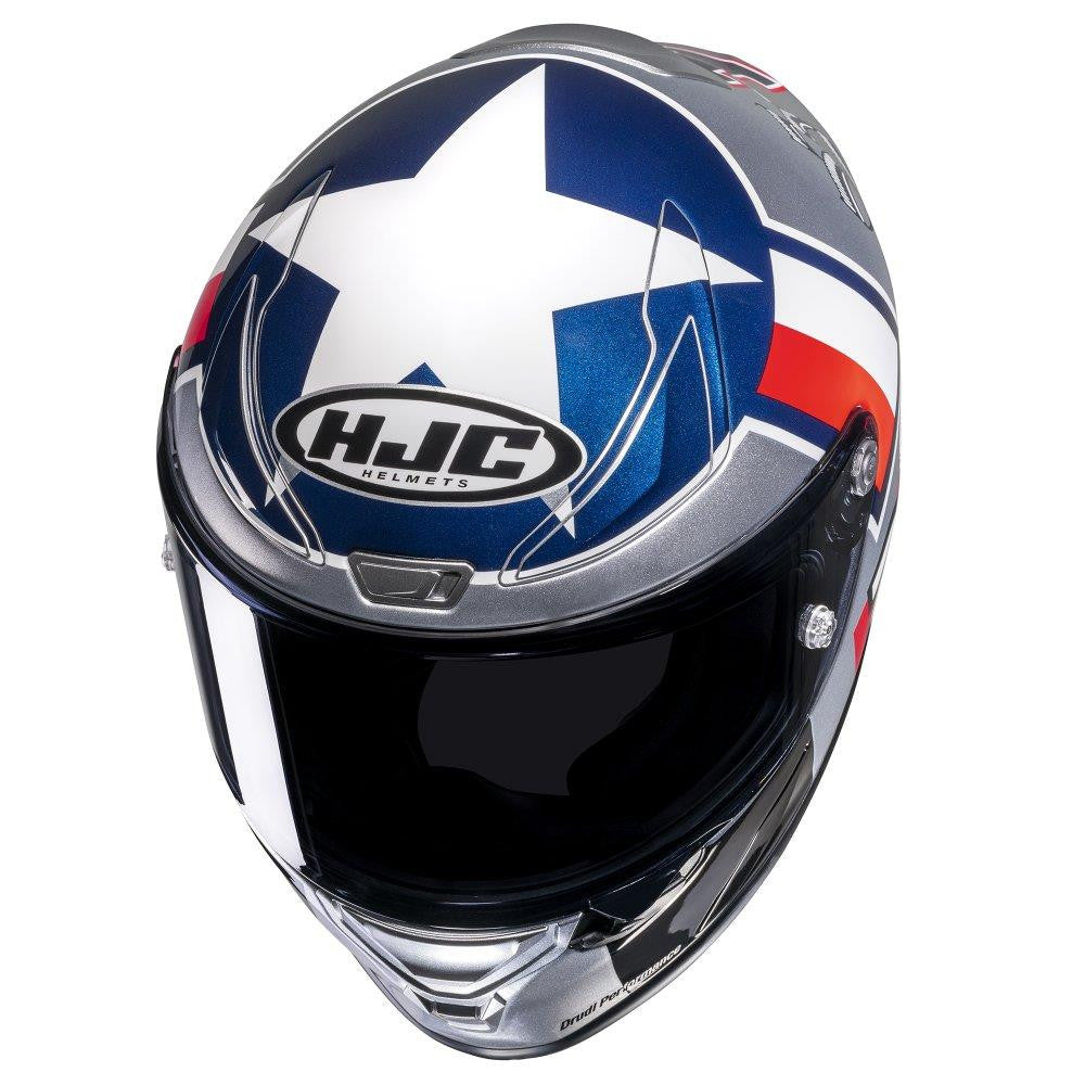 HJC RPHA 1 MOTORBIKE BEN SPIES SILVERSTAR FULL FACE HELMET