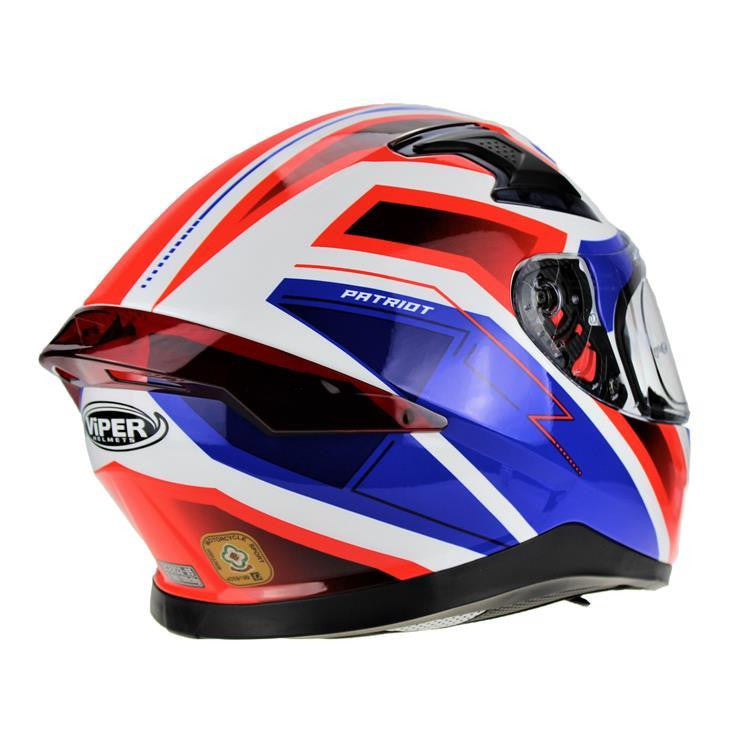 VIPER RSV95 PATROIT FULL FACE MOTORBIKE MOTORCYCLE HELMET