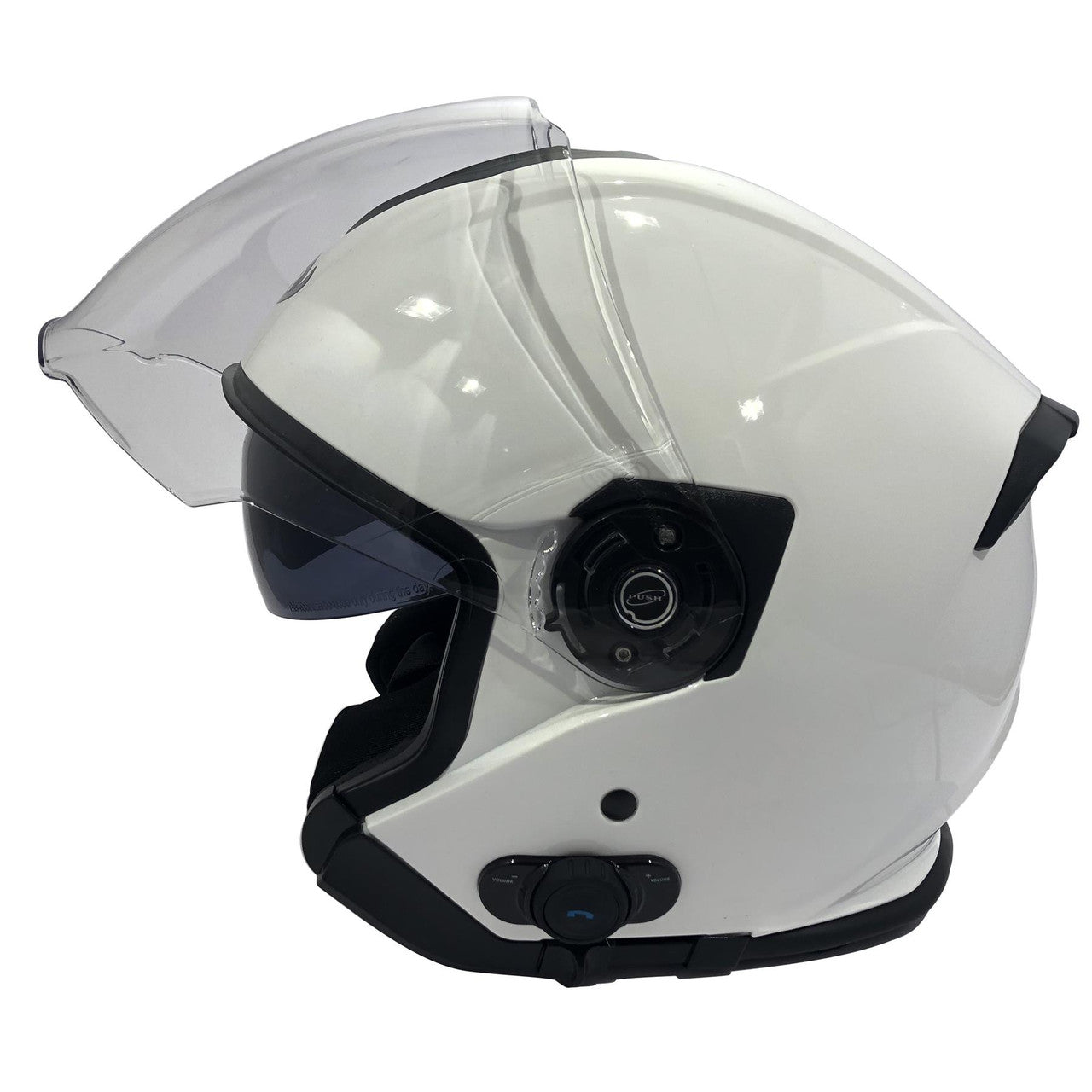 Viper RSV10 Face Face Motorbike Helmet integrated with 3.0 Blinc Bluetooth System Open