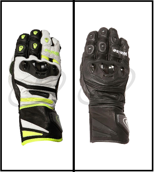 Weise Lancer Leather With Kevlar Motorcycle Racing & Sports Gloves