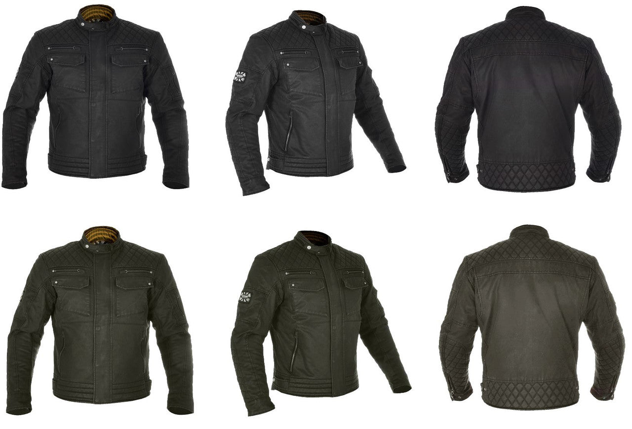 Oxford Hardy Wax Classically Styled Motorcycle Touring Jacket