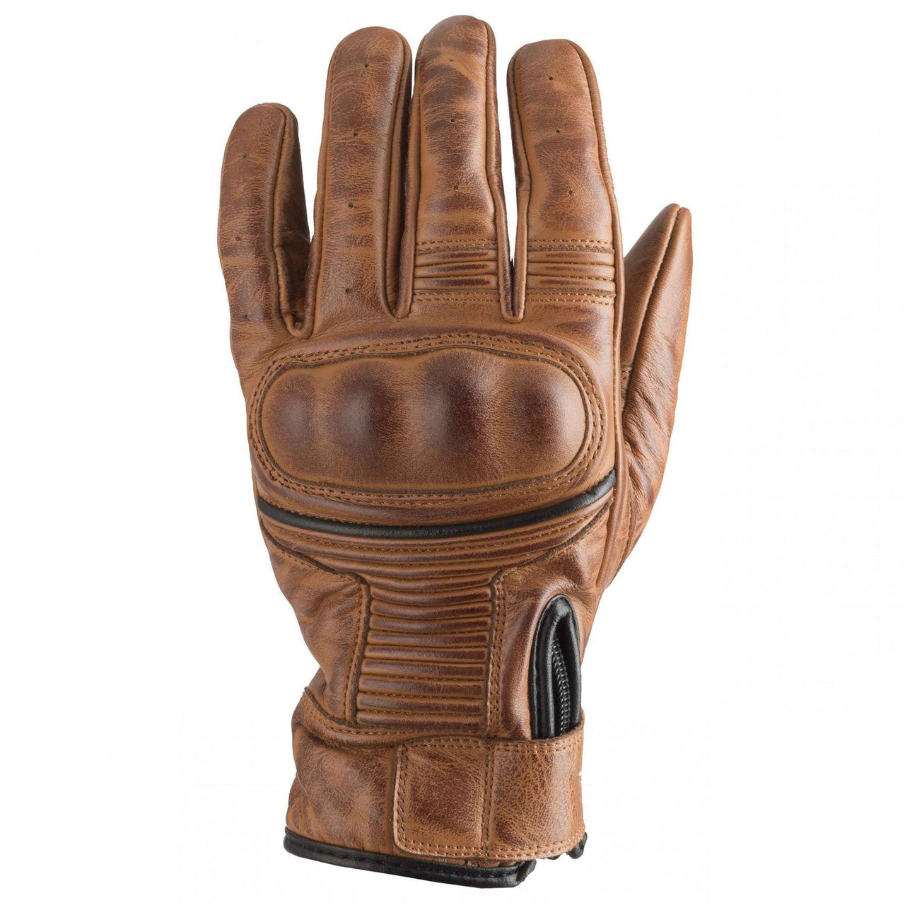 Rayven Vintage Motorcycle Motorbike Touring CE Leather Gloves – Summer Cruiser