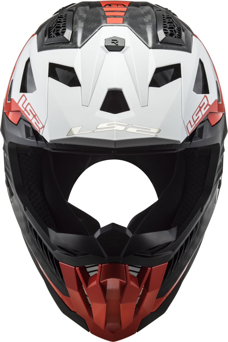 LS2 MX703 X-FORCE VICTORY MOTORCYCLE HELMET RED WHITE