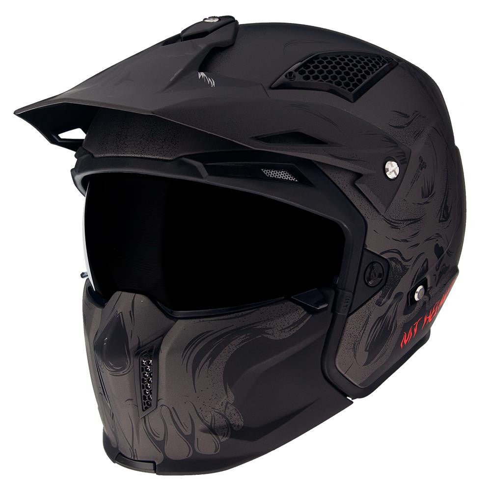 MT Streetfighter Full Face Adventure MotorbikeHelmet