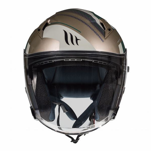 MT Avenue Sideway Open Face Motorcycle Scooter Jet Helmet