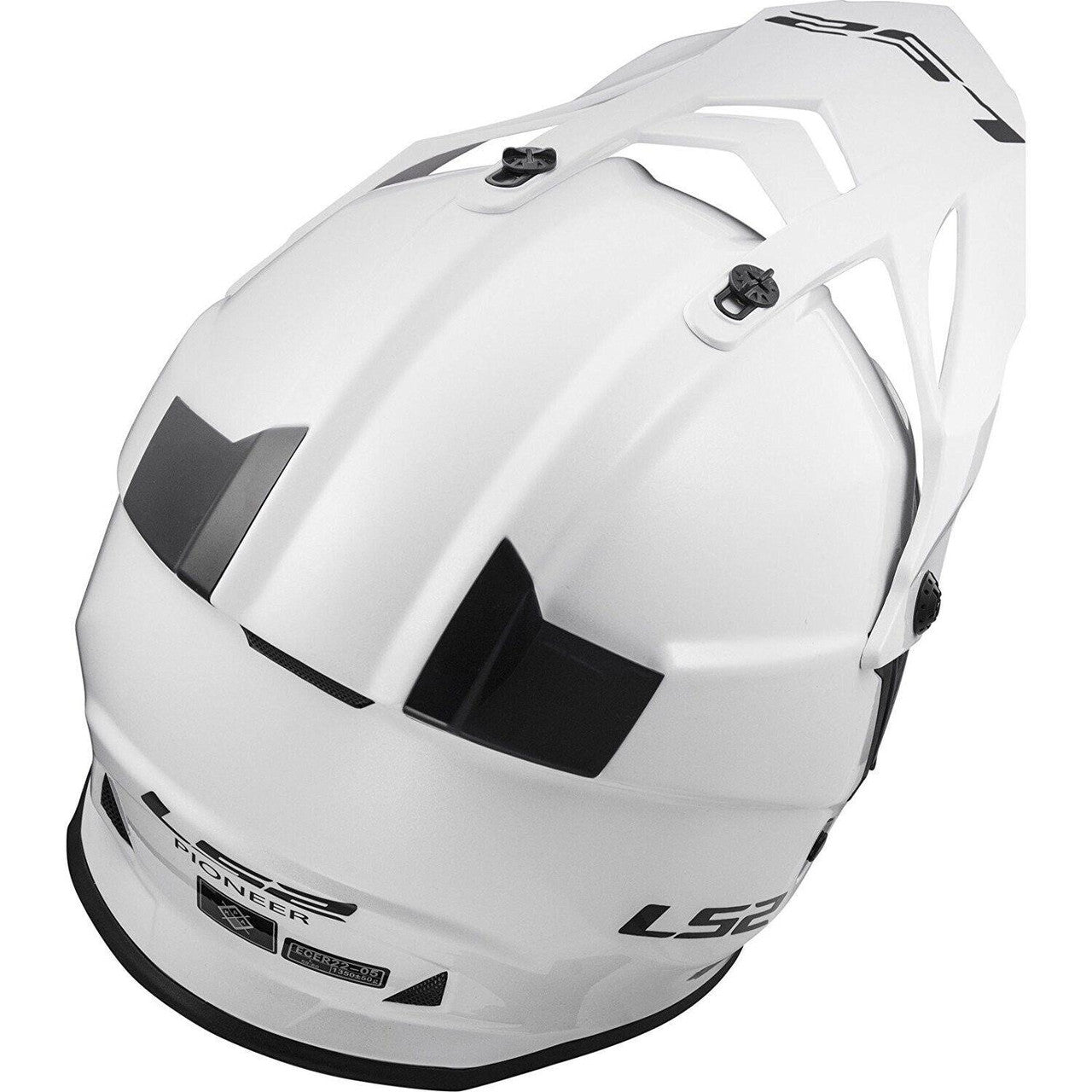 LS2 MX436 POINEER GLOSS WHITE MEDIUM