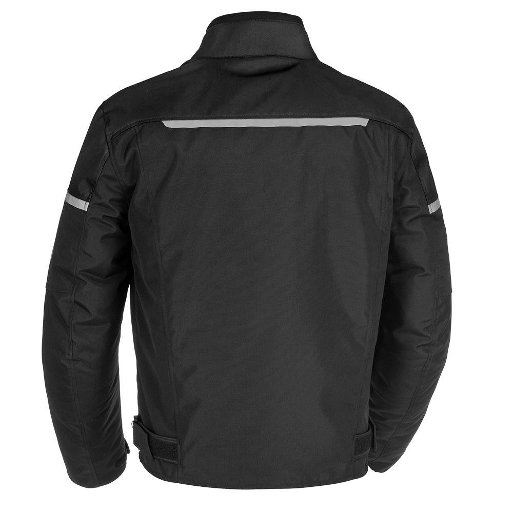 Spartan Short Motorcycle Motorbike WP MS Jacket - Black