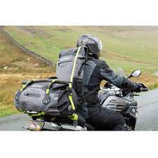 Oxford Aqua Motorcycle T-30 Roll Bag Wipe Clean Grey Black