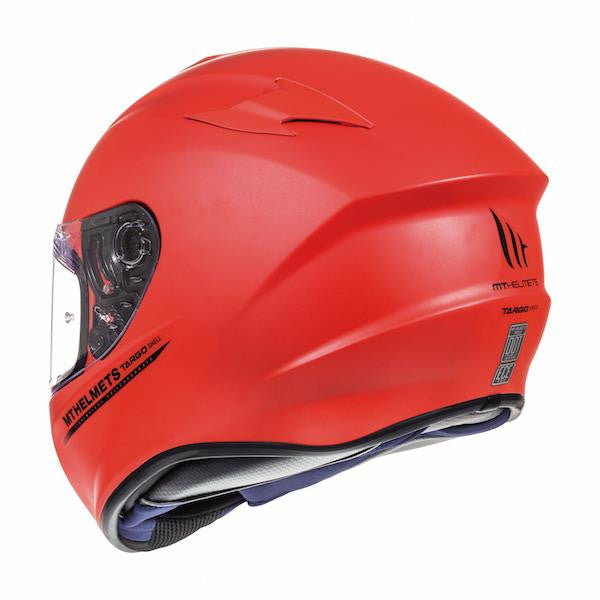 MT Targo Solid Aerodynamic Full Face Motorcycle Motorbike Helmet