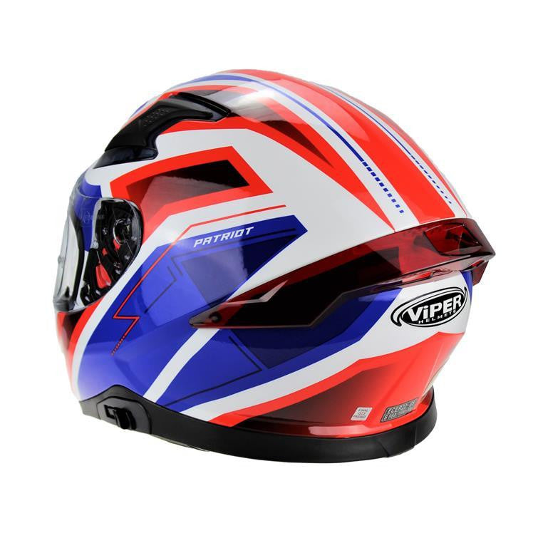 VIPER RSV95 PATROIT FULL FACE MOTORBIKE MOTORCYCLE HELMET